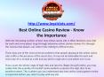 Best Online Casino Review - Know the Importance PowerPoint PPT Presentation