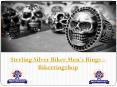 Sterling Silver Biker Men's Rings – Bikerringshop