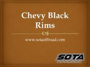 Chevy Black Rims - www.sotaoffroad.com
