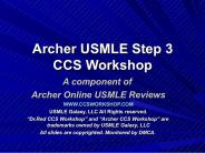 Archer USMLE Step 3 - Usmlestep3blog.com