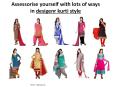 Assessorise yourself with lots of ways in desigenr kurti style PowerPoint PPT Presentation