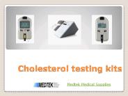 Cholesterol testing kits - Medtek