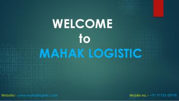 Transport Service | Logistics Service | Cargo Service | Ahmedabad