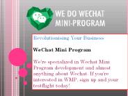 WeChat Mini Program
