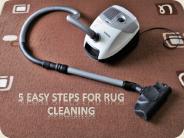 5 Easy Steps For Rug Cleaning