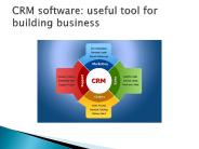 CRM software: useful tool for building business