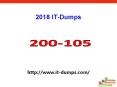 [2018 CCNA 200-105] Real 200-105 Exam Dumps | IT-Dumps PowerPoint PPT Presentation