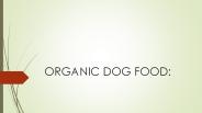 Organic Dog Food