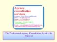 The Professional Agency Consultation Services in Mumbai (1) PowerPoint PPT Presentation