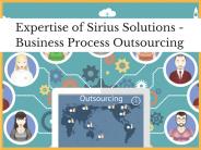 Expertise of Sirius Solutions - Business Process Outsourcing