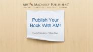 Publish Your Book With AM