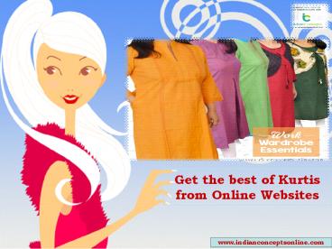 Get the best of Kurtis from Online Websites