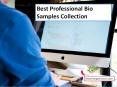 Best Professional Bio Samples Collection PowerPoint PPT Presentation
