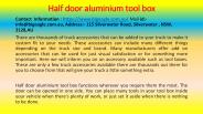 Half door aluminium tool box