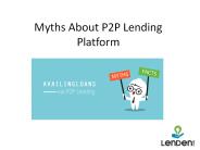 Myths About P2P Lending Platform