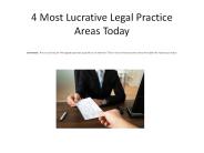4 Most Lucrative Legal Practice Areas Today LawCrossing