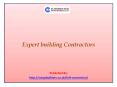 Expert building Contractors PowerPoint PPT Presentation