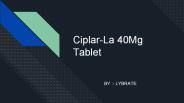 Ciplar la 40mg tablet