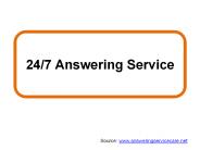 24/7 Answering Service