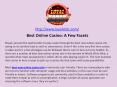 Best Online Casino: A Few Facets PowerPoint PPT Presentation