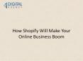 How Shopify Will Make Your Online Business Boom PowerPoint PPT Presentation