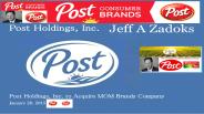 Jeff Zadoks Vice president at Post Holdings
