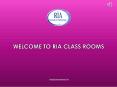 Core JAVA Training Institute in Bangalore - RIA Class Room PowerPoint PPT Presentation