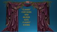 CLASSY CURTAINS AND BLINDS GIVE CLASSY ROOMS