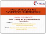 International Conference on Nanotechnology and Nanoscience