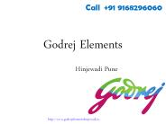 Godrej Elements Pre Launch Project Hinjewadi Pune