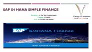 SAP Simple Finance PPT | SAP Simple Finance Training