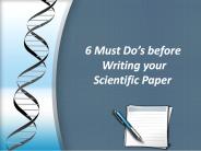 Tips for Writing Scientific Research Paper