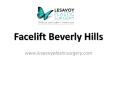 Facelift Beverly Hills - www.lesavoyplasticsurgery.com (1) PowerPoint PPT Presentation