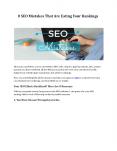 8 SEO Mistakes That Are Eating Your Rankings PowerPoint PPT Presentation