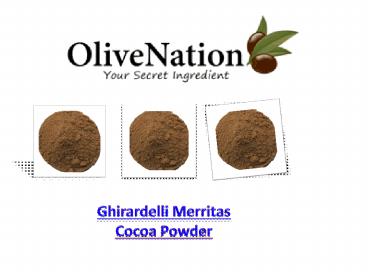 Ghirardelli Cocoa Powder