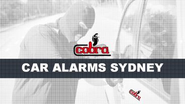 Cobra Alarms - The Name is Enough