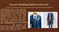 Groom’s Wedding Fashion Guide 2018 - A2zWeddingCards PowerPoint PPT Presentation