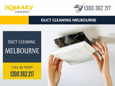 Duct Cleaning Melbourne