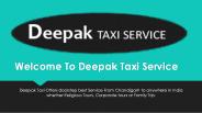 Car Rental Chandigarh
