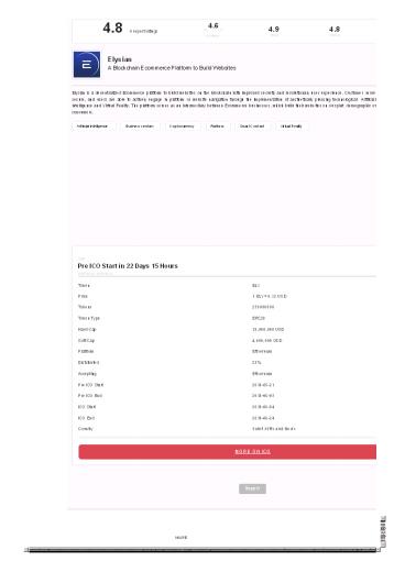 Elysian A Blockchain Ecommerce Platform to Build Websites
