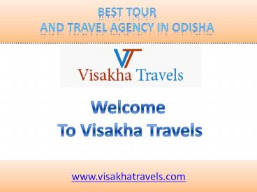 Book Best Tour and Travel Agency in Odisha
