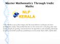 Master Mathematics Through Vedic Maths PowerPoint PPT Presentation