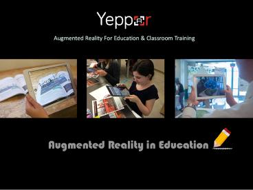 Augmented Reality in Education