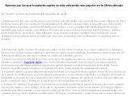 trasplante pelo precio