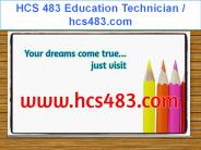 HCS 483 Education Technician / hcs483.com