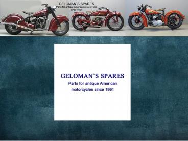 American antique race motorcycle parts