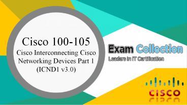 100-105 Examcollection