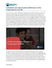 ONESPY cell phone spy app