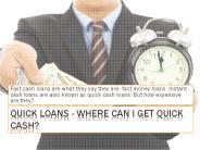 Quick loans Service
