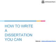 How to write a dissertation you can defend easily
